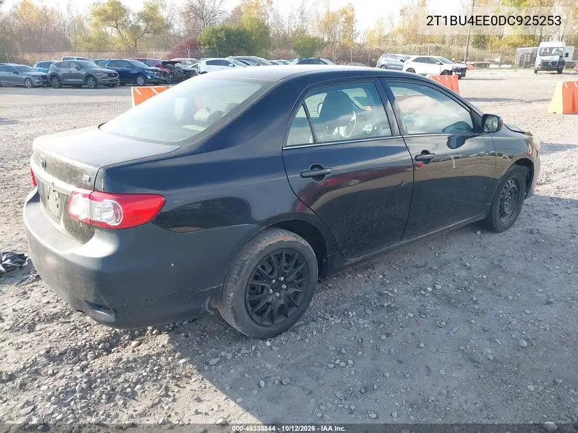 2013 TOYOTA COROLLA VIN 2T1BU4EE0DC925253 — фото 4