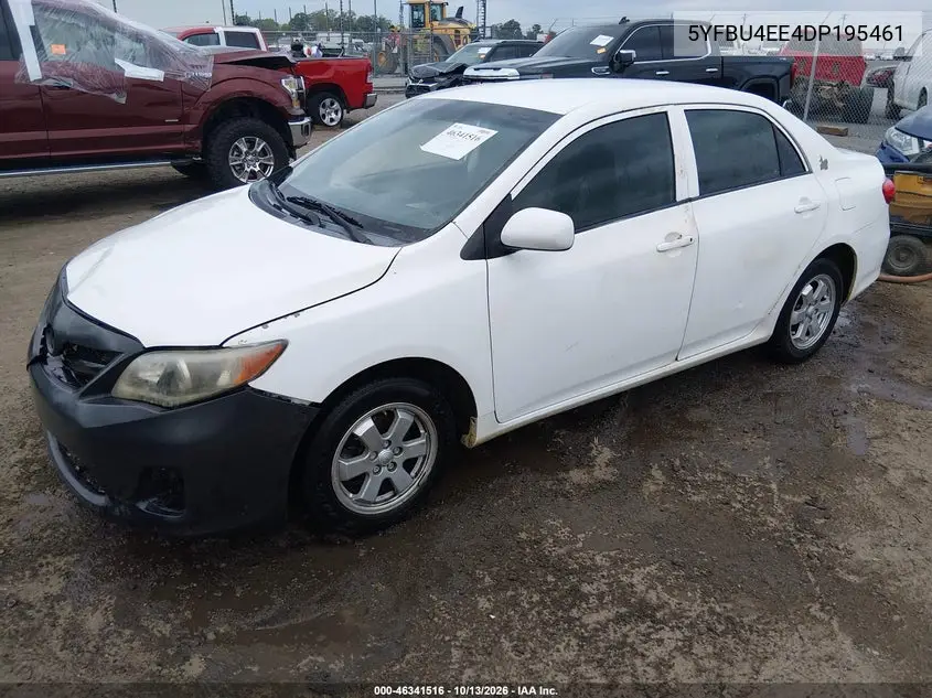2013 TOYOTA COROLLA VIN 5YFBU4EE4DP195461 — фото 2