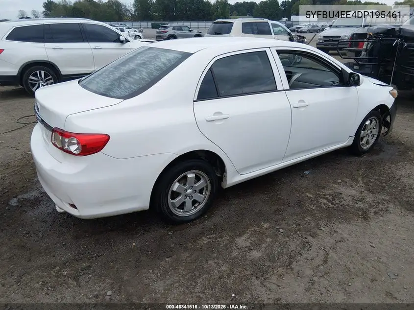2013 TOYOTA COROLLA VIN 5YFBU4EE4DP195461 — фото 4