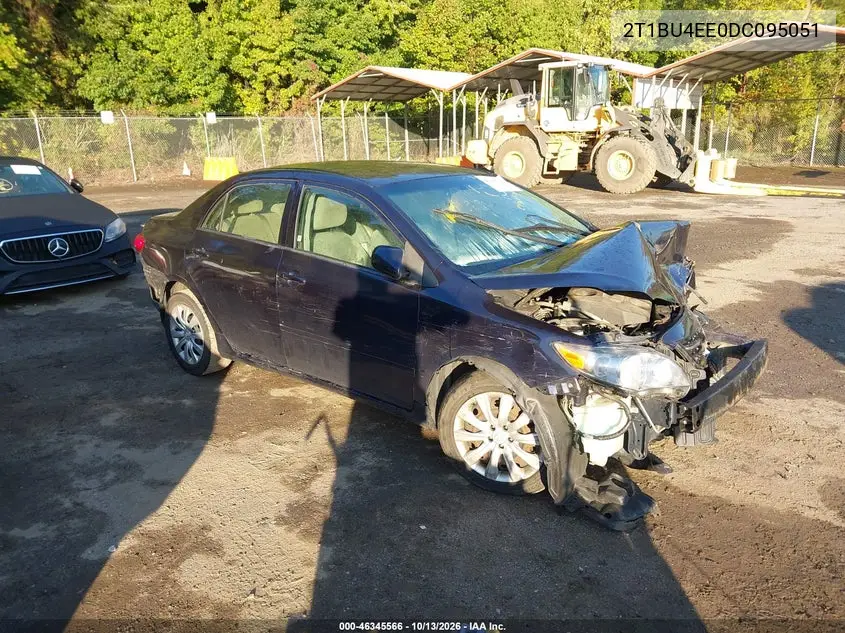TOYOTA COROLLA 2013, VIN 2T1BU4EE0DC095051