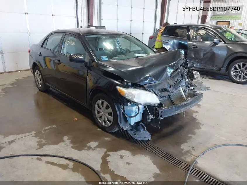 TOYOTA COROLLA 2013, VIN 5YFBU4EE8DP107740