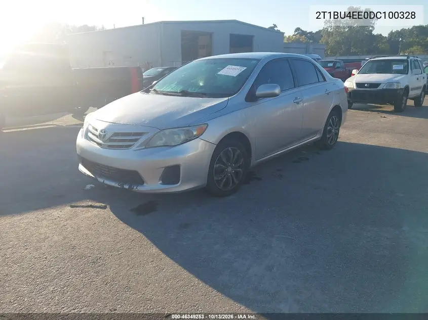 2013 TOYOTA COROLLA VIN 2T1BU4EE0DC100328 — фото 2