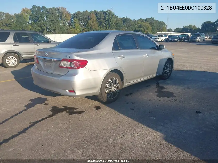 2013 TOYOTA COROLLA VIN 2T1BU4EE0DC100328 — фото 4