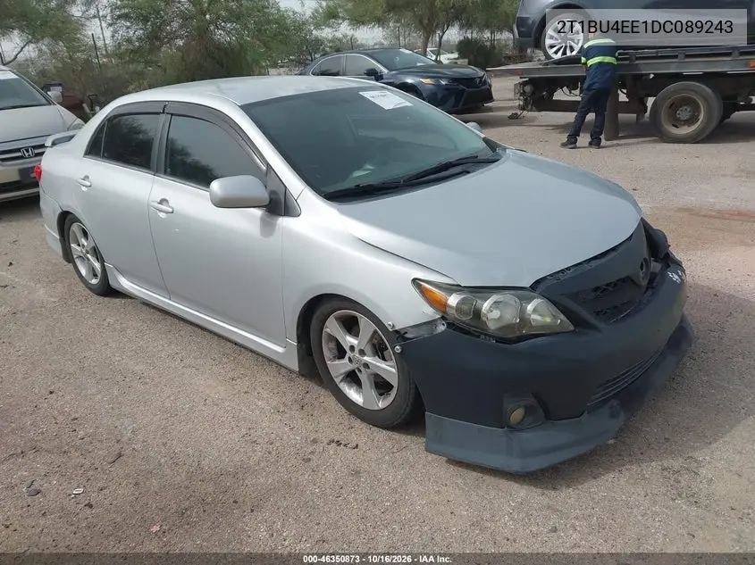 TOYOTA COROLLA 2013, VIN 2T1BU4EE1DC089243