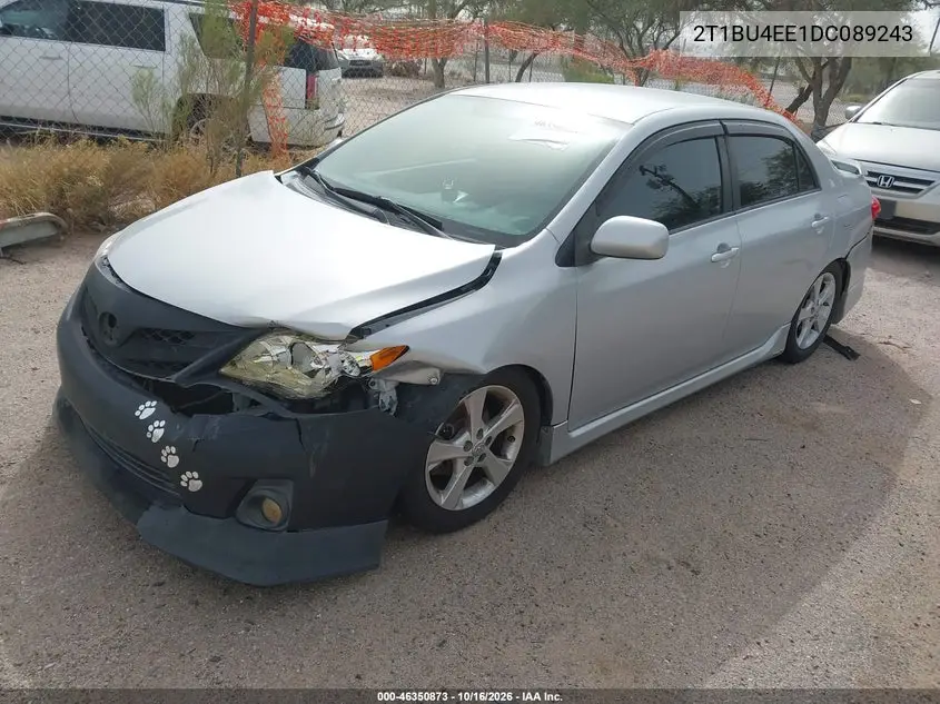2013 TOYOTA COROLLA VIN 2T1BU4EE1DC089243 — фото 2