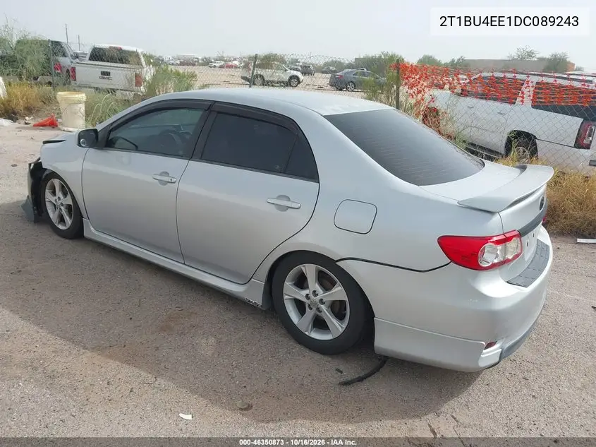 2013 TOYOTA COROLLA VIN 2T1BU4EE1DC089243 — фото 3