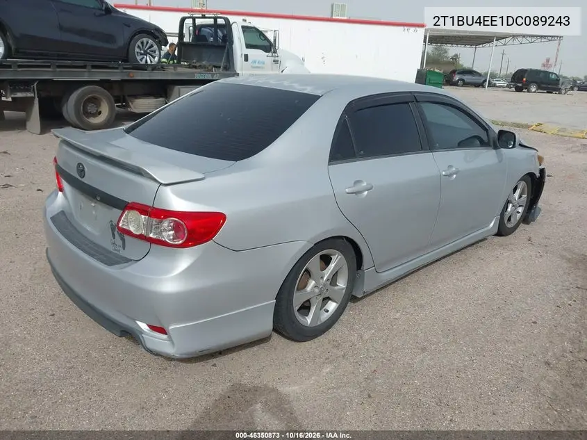 2013 TOYOTA COROLLA VIN 2T1BU4EE1DC089243 — фото 4