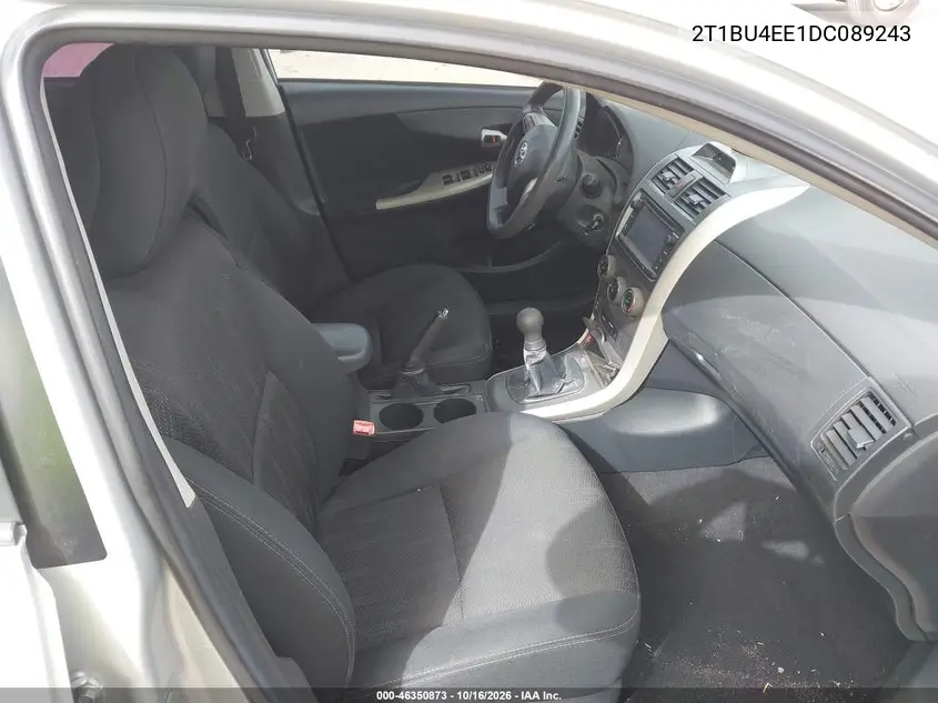 2013 TOYOTA COROLLA VIN 2T1BU4EE1DC089243 — фото 5