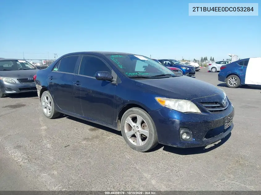 TOYOTA COROLLA 2013, VIN 2T1BU4EE0DC053284