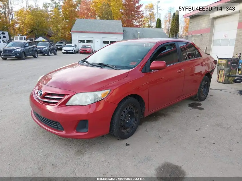 2013 TOYOTA COROLLA VIN 5YFBU4EE3DP141343 — фото 2
