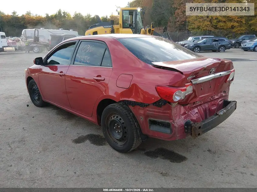 2013 TOYOTA COROLLA VIN 5YFBU4EE3DP141343 — фото 3