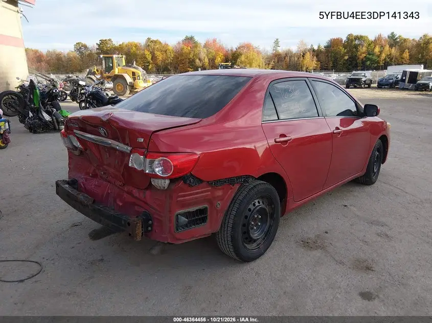2013 TOYOTA COROLLA VIN 5YFBU4EE3DP141343 — фото 4