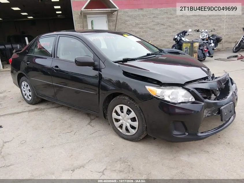 TOYOTA COROLLA 2013, VIN 2T1BU4EE9DC049699