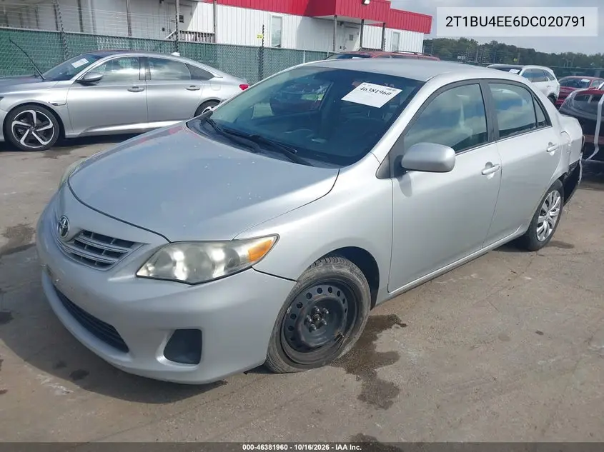 2013 TOYOTA COROLLA VIN 2T1BU4EE6DC020791 — фото 2