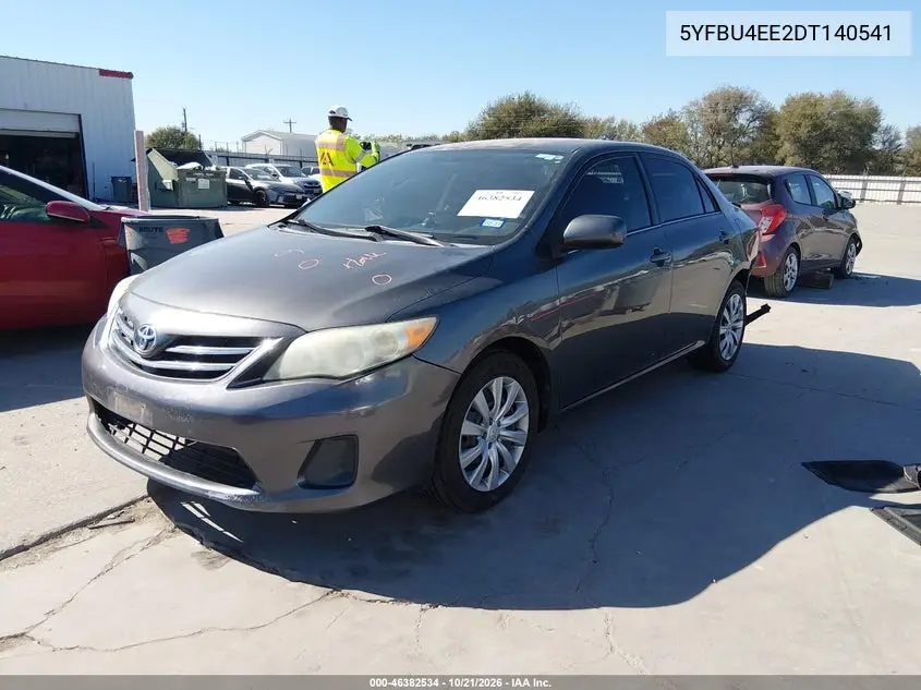 2013 TOYOTA COROLLA VIN 5YFBU4EE2DP140541 — фото 2