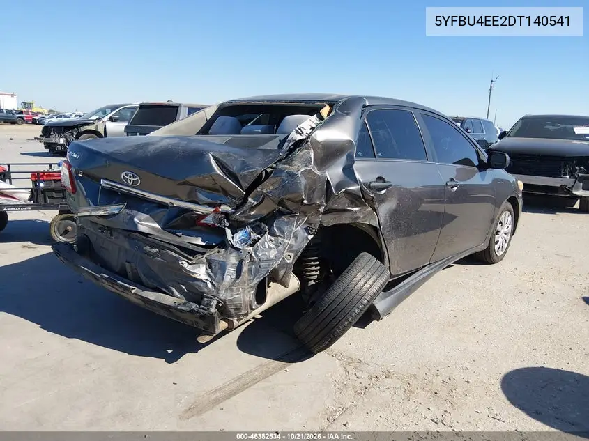 2013 TOYOTA COROLLA VIN 5YFBU4EE2DP140541 — фото 4
