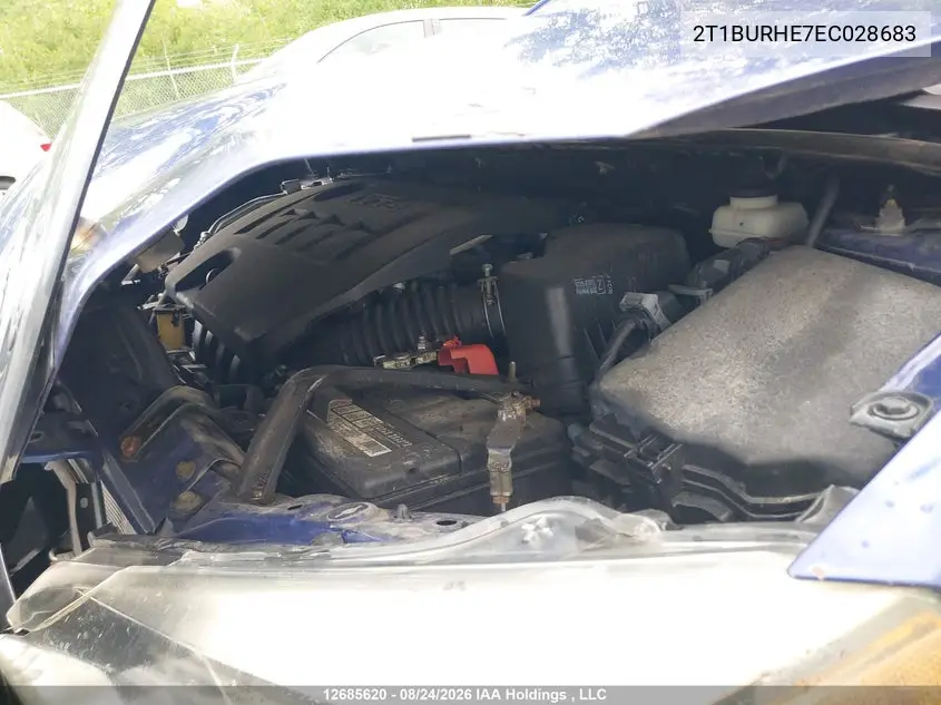 2014 TOYOTA COROLLA VIN 2T1BURHE7EC028683 — фото 10