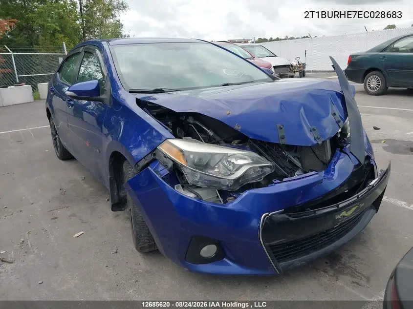 2014 TOYOTA COROLLA VIN 2T1BURHE7EC028683 — фото 11