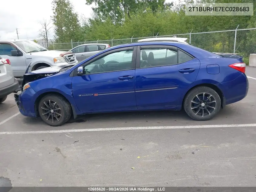 2014 TOYOTA COROLLA VIN 2T1BURHE7EC028683 — фото 13