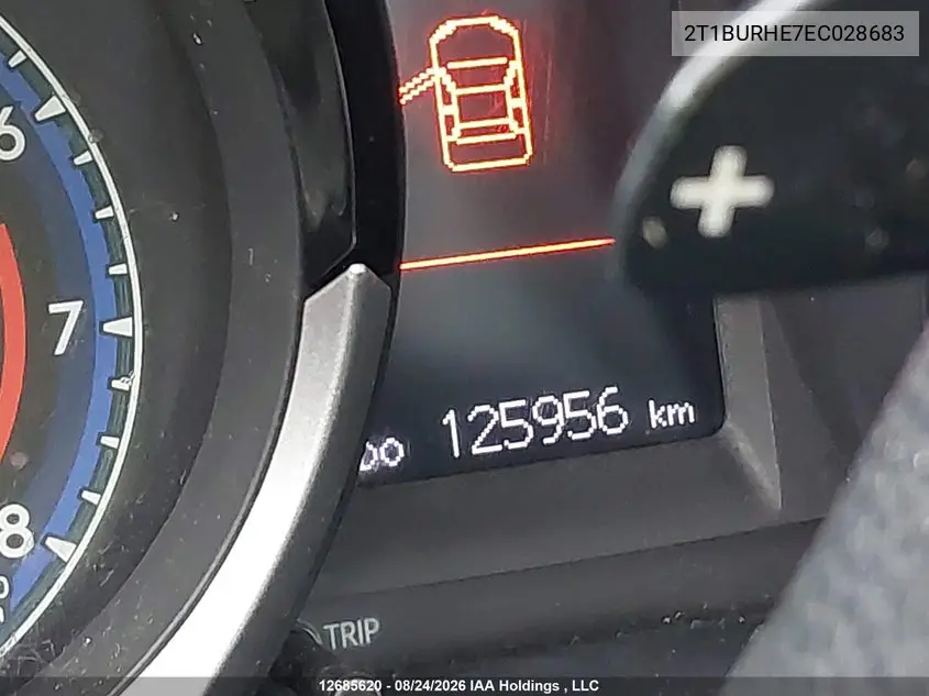 2014 TOYOTA COROLLA VIN 2T1BURHE7EC028683 — фото 14