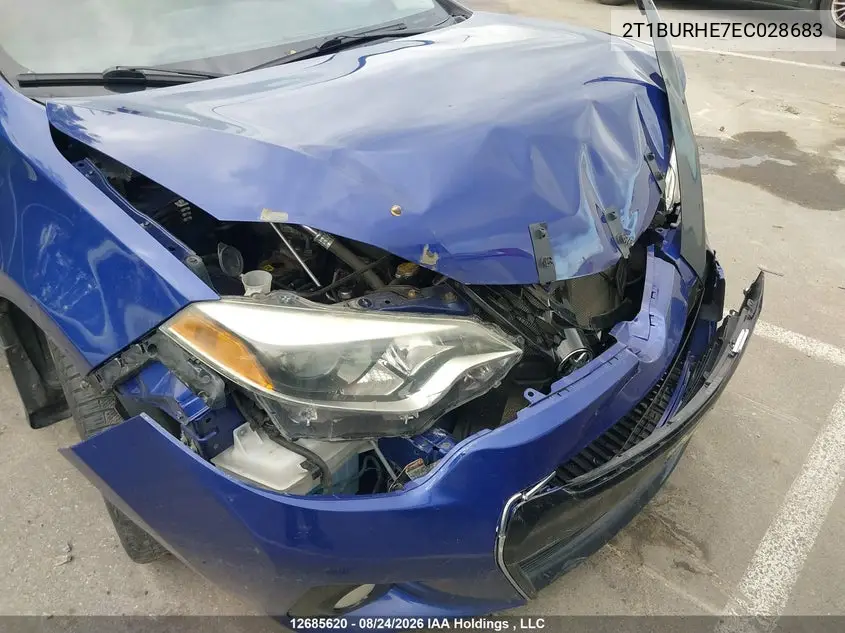 2014 TOYOTA COROLLA VIN 2T1BURHE7EC028683 — фото 18