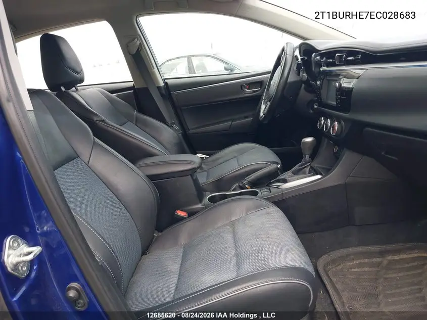 2014 TOYOTA COROLLA VIN 2T1BURHE7EC028683 — фото 5