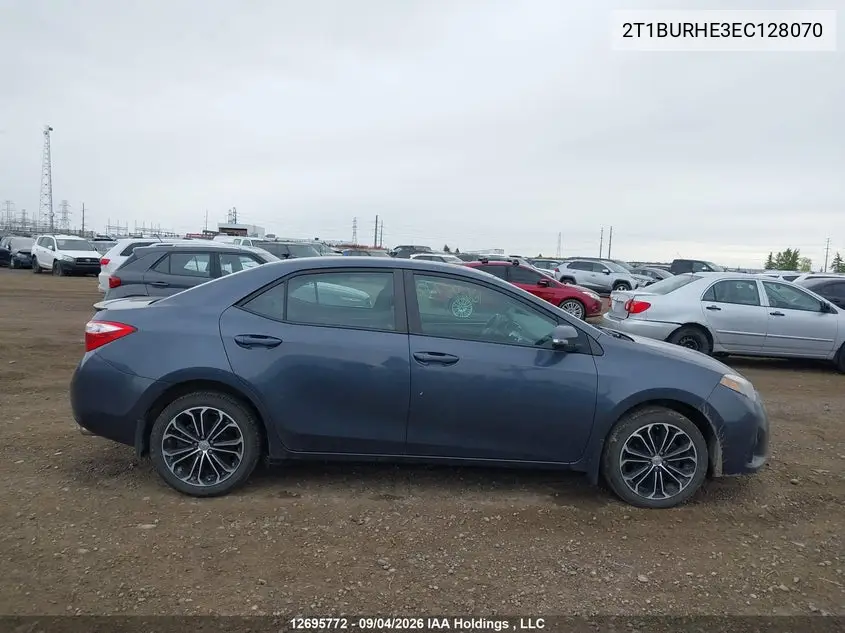 2014 TOYOTA COROLLA VIN 2T1BURHE3EC128070 — фото 13