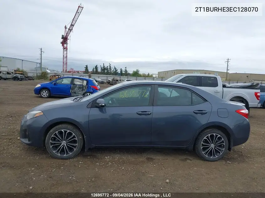 2014 TOYOTA COROLLA VIN 2T1BURHE3EC128070 — фото 14