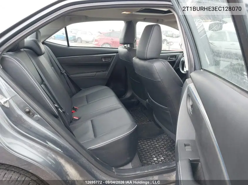 2014 TOYOTA COROLLA VIN 2T1BURHE3EC128070 — фото 8