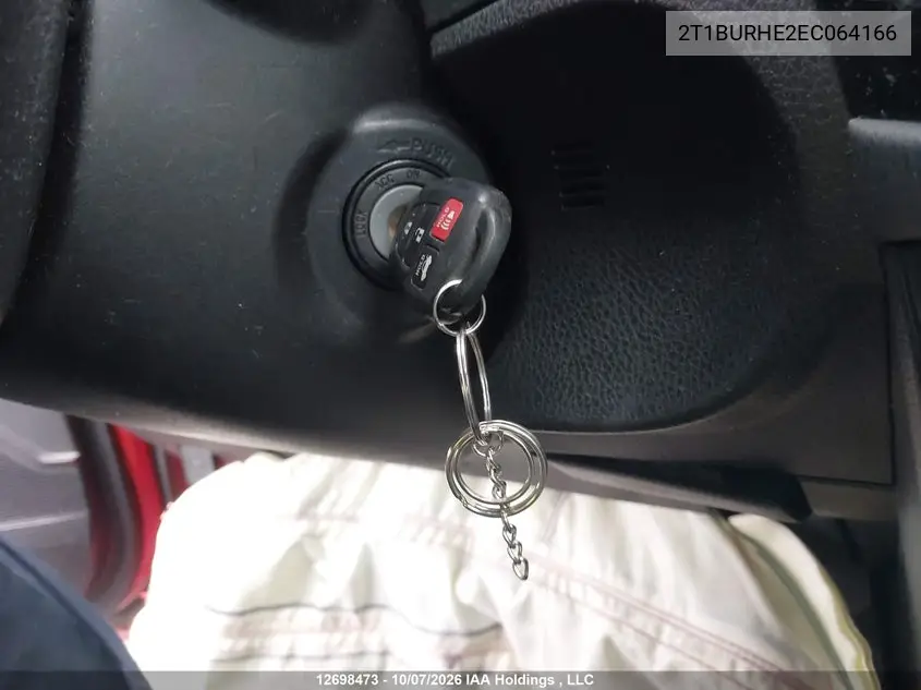 2014 TOYOTA COROLLA VIN 2T1BURHE2EC064166 — фото 11