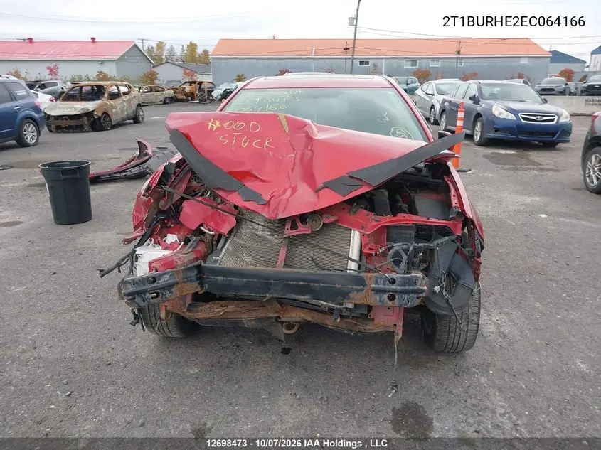 2014 TOYOTA COROLLA VIN 2T1BURHE2EC064166 — фото 12