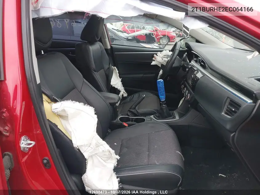 2014 TOYOTA COROLLA VIN 2T1BURHE2EC064166 — фото 5