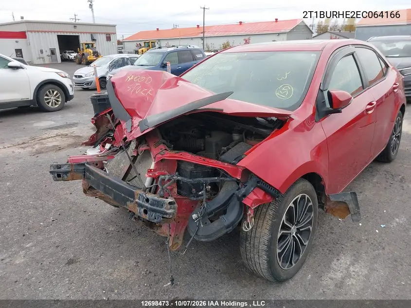 2014 TOYOTA COROLLA VIN 2T1BURHE2EC064166 — фото 6