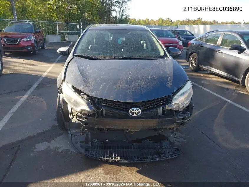 2014 TOYOTA COROLLA VIN 2T1BURHE8EC036890 — фото 12