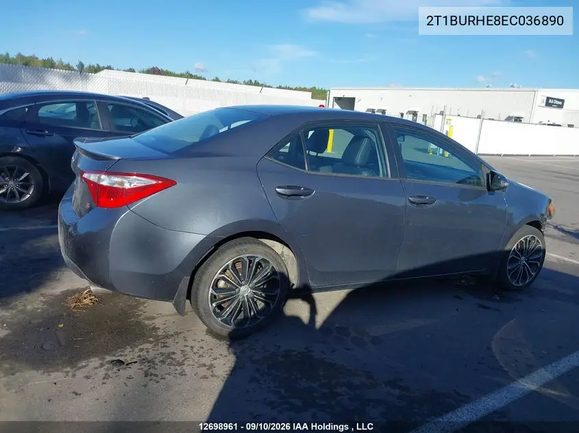 2014 TOYOTA COROLLA VIN 2T1BURHE8EC036890 — фото 13