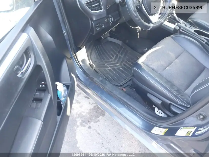 2014 TOYOTA COROLLA VIN 2T1BURHE8EC036890 — фото 18