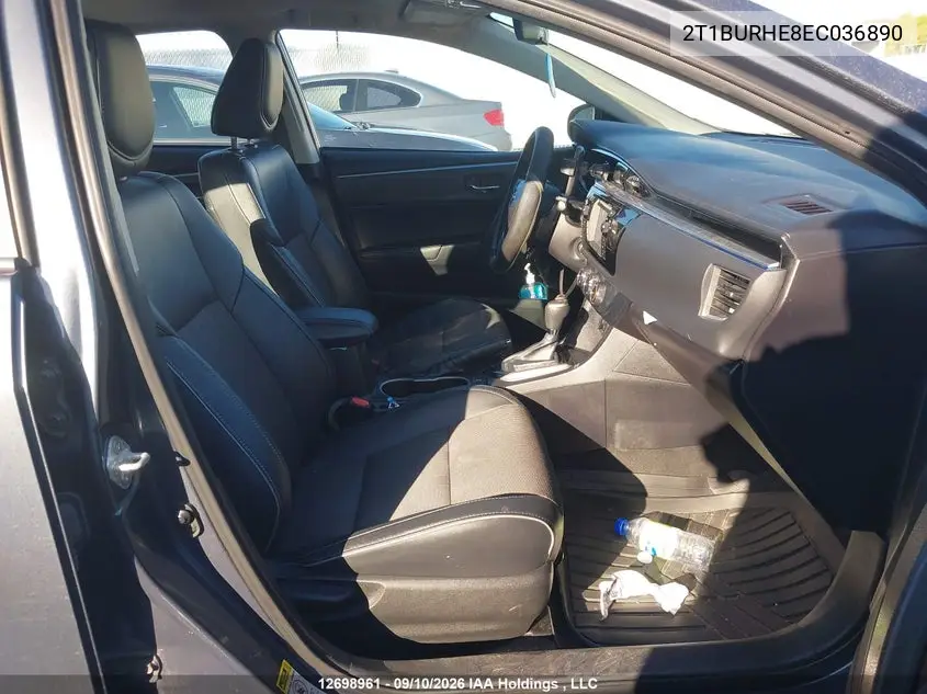 2014 TOYOTA COROLLA VIN 2T1BURHE8EC036890 — фото 5