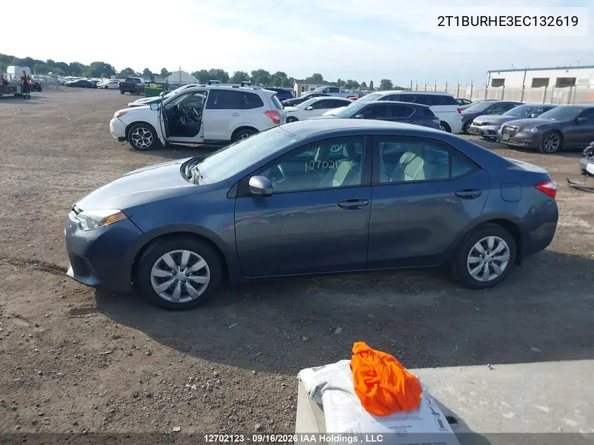 2014 TOYOTA COROLLA VIN 2T1BURHE3EC132619 — фото 13