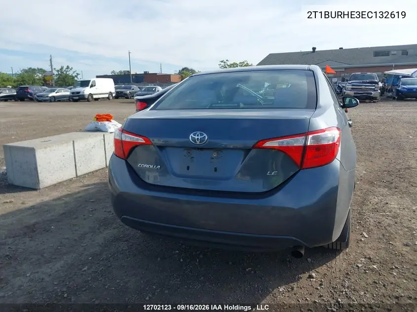 2014 TOYOTA COROLLA VIN 2T1BURHE3EC132619 — фото 15