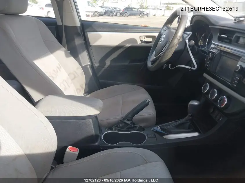 2014 TOYOTA COROLLA VIN 2T1BURHE3EC132619 — фото 5