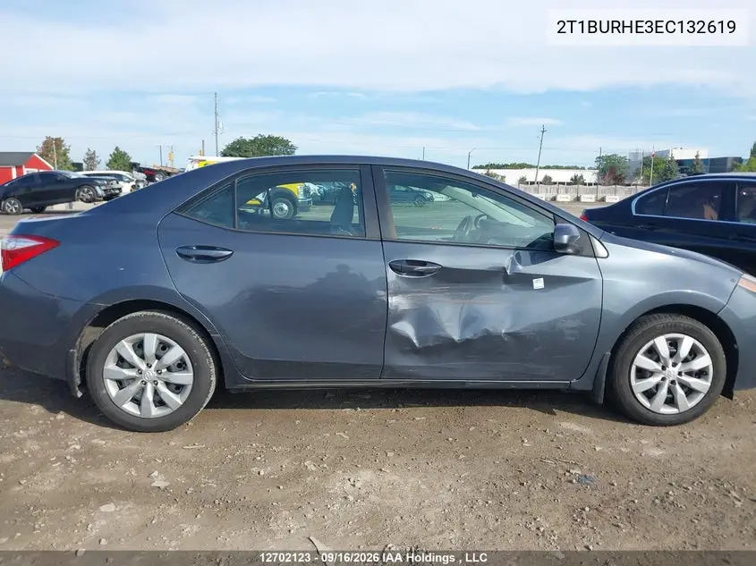 2014 TOYOTA COROLLA VIN 2T1BURHE3EC132619 — фото 6