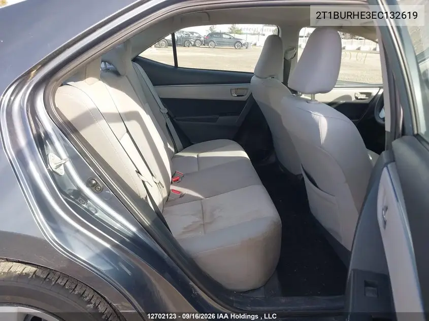 2014 TOYOTA COROLLA VIN 2T1BURHE3EC132619 — фото 8