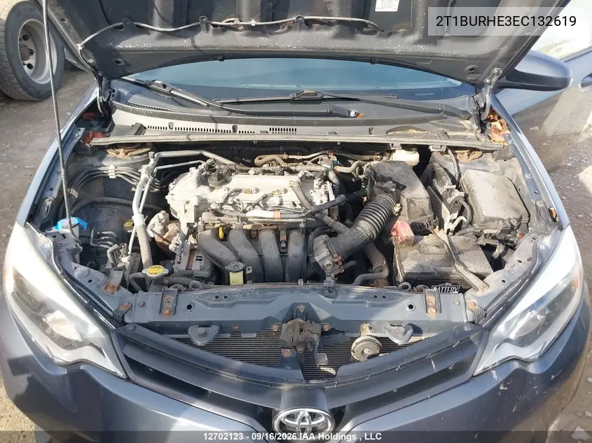 2014 TOYOTA COROLLA VIN 2T1BURHE3EC132619 — фото 9