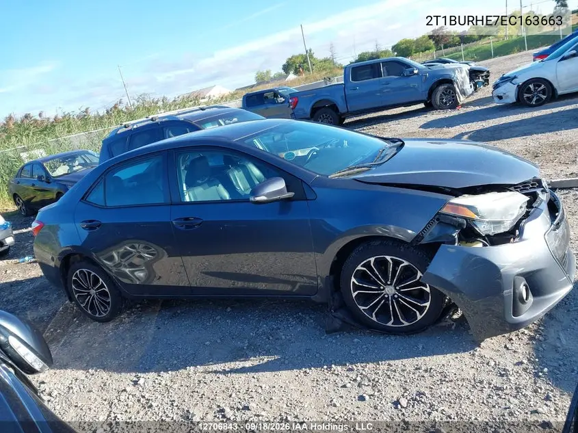 2014 TOYOTA COROLLA VIN 2T1BURHE7EC163663 — фото 13