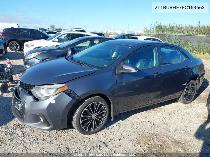 2014 TOYOTA COROLLA VIN 2T1BURHE7EC163663 — фото 14