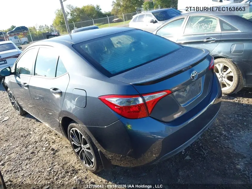 2014 TOYOTA COROLLA VIN 2T1BURHE7EC163663 — фото 3