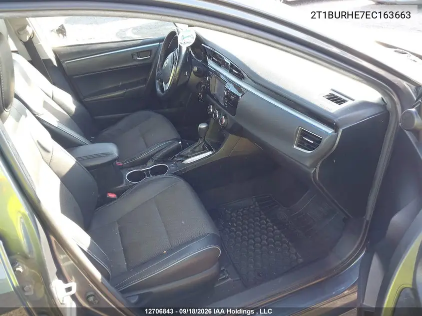 2014 TOYOTA COROLLA VIN 2T1BURHE7EC163663 — фото 5
