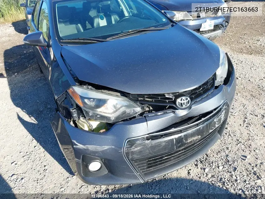 2014 TOYOTA COROLLA VIN 2T1BURHE7EC163663 — фото 6