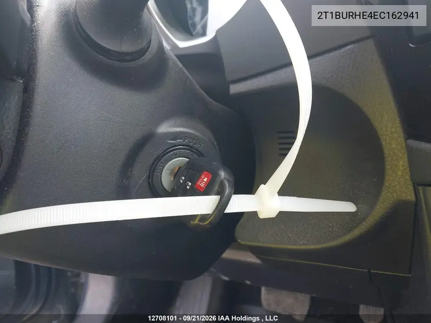 2014 TOYOTA COROLLA VIN 2T1BURHE4EC162941 — фото 10