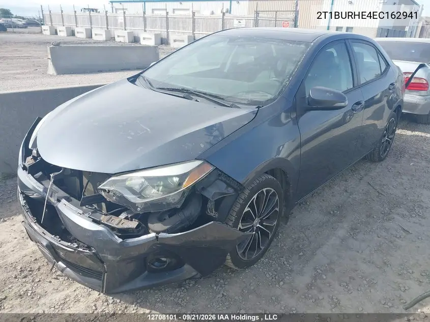 2014 TOYOTA COROLLA VIN 2T1BURHE4EC162941 — фото 2